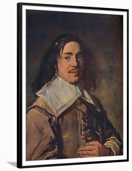 'Portrait of a Young Man', 1650-55-Frans Hals-Framed Premium Giclee Print