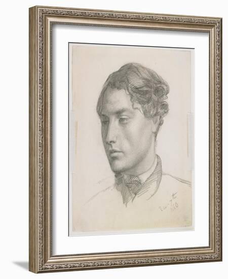 Portrait of a Young Man, 1860-Valentine Cameron Prinsep-Framed Giclee Print