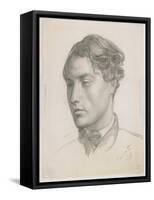 Portrait of a Young Man, 1860-Valentine Cameron Prinsep-Framed Stretched Canvas