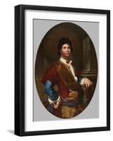 Portrait of a Young Man as a Gentleman, c.1720-1730-Giuseppe Ghislandi-Framed Giclee Print