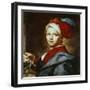 Portrait of a Young Man as a Painter-Giuseppe Ghislandi-Framed Giclee Print
