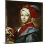 Portrait of a Young Man as a Painter-Giuseppe Ghislandi-Mounted Giclee Print
