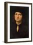 Portrait of a Young Man, Between 1495 and 1500-Perugino-Framed Giclee Print