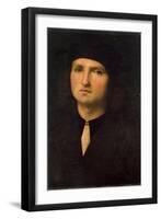 Portrait of a Young Man, Between 1495 and 1500-Perugino-Framed Giclee Print