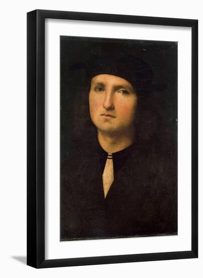 Portrait of a Young Man, Between 1495 and 1500-Perugino-Framed Giclee Print