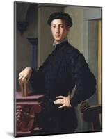 Portrait of a Young Man by Agnolo Bronzino-null-Mounted Giclee Print