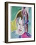 Portrait of a Young Man by Ernst Ludwig Kirchner-Ernst Ludwig Kirchner-Framed Giclee Print