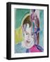 Portrait of a Young Man by Ernst Ludwig Kirchner-Ernst Ludwig Kirchner-Framed Giclee Print