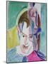 Portrait of a Young Man by Ernst Ludwig Kirchner-Ernst Ludwig Kirchner-Mounted Giclee Print