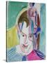 Portrait of a Young Man by Ernst Ludwig Kirchner-Ernst Ludwig Kirchner-Stretched Canvas