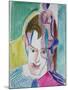 Portrait of a Young Man by Ernst Ludwig Kirchner-Ernst Ludwig Kirchner-Mounted Giclee Print