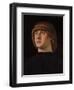 Portrait of a Young Man, c.1480-Jacometto Veneziano-Framed Giclee Print