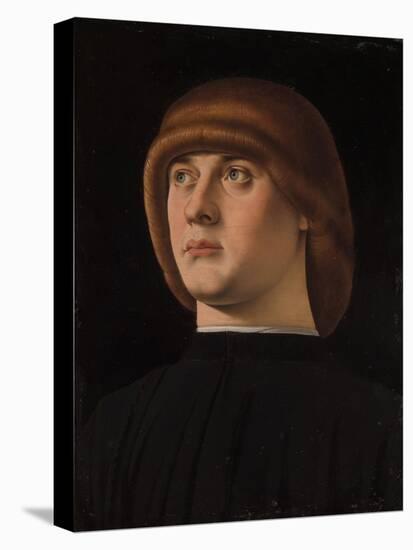 Portrait of a Young Man, c.1480-Jacometto Veneziano-Stretched Canvas