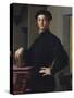Portrait of a Young Man, c.1530-Agnolo Bronzino-Stretched Canvas