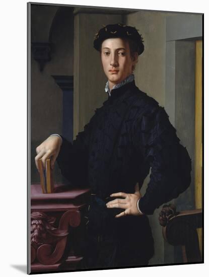 Portrait of a Young Man, c.1530-Agnolo Bronzino-Mounted Giclee Print