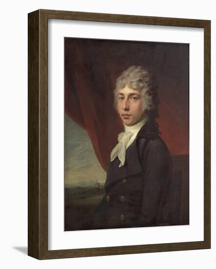 Portrait of a Young Man, C.1795-Jean Laurent Mosnier-Framed Giclee Print