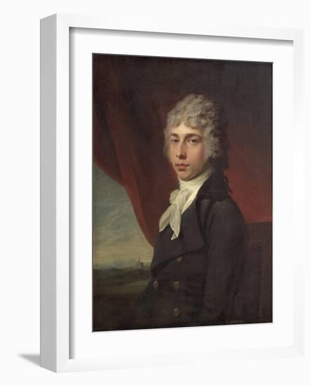 Portrait of a Young Man, C.1795-Jean Laurent Mosnier-Framed Giclee Print