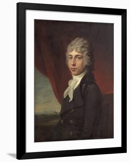 Portrait of a Young Man, C.1795-Jean Laurent Mosnier-Framed Giclee Print