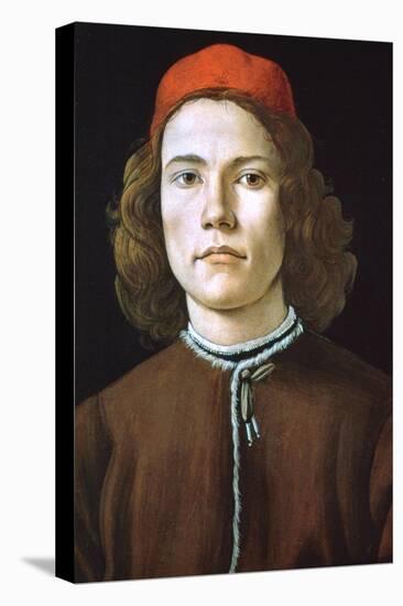 Portrait of a Young Man, C1480-1485-Sandro Botticelli-Stretched Canvas