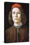 Portrait of a Young Man, C1480-1485-Sandro Botticelli-Stretched Canvas