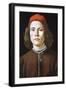 Portrait of a Young Man, C1480-1485-Sandro Botticelli-Framed Giclee Print