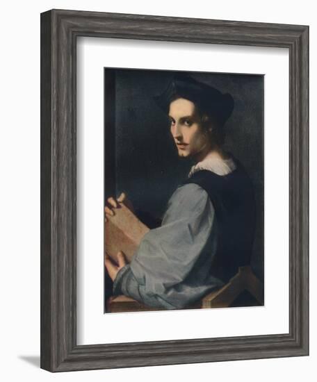 Portrait of a Young Man, c1517, (1911)-Andrea Del Sarto-Framed Giclee Print