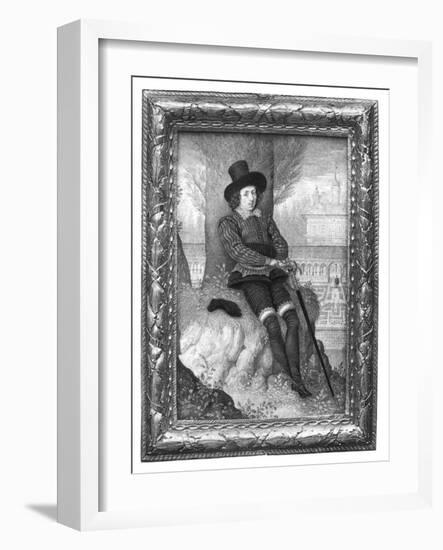 Portrait of a Young Man, C1590-1595-Isaac Oliver-Framed Giclee Print