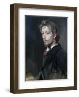 Portrait of a Young Man, C1880-Fritz Karl Hermann Von Uhde-Framed Giclee Print