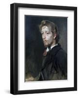 Portrait of a Young Man, C1880-Fritz Karl Hermann Von Uhde-Framed Giclee Print