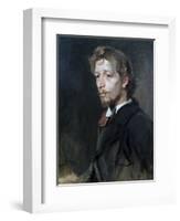 Portrait of a Young Man, C1880-Fritz Karl Hermann Von Uhde-Framed Giclee Print