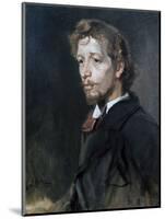Portrait of a Young Man, C1880-Fritz Karl Hermann Von Uhde-Mounted Giclee Print