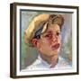 Portrait of a Young Man, C1883-1927-Nicolas Lytras-Framed Giclee Print