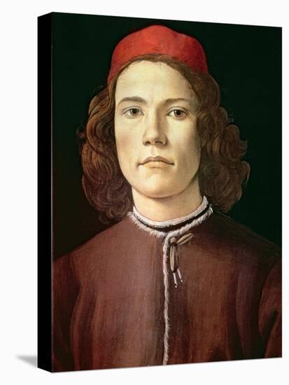 Portrait of a Young Man, circa 1480-85-Sandro Botticelli-Stretched Canvas