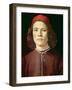 Portrait of a Young Man, circa 1480-85-Sandro Botticelli-Framed Giclee Print