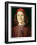 Portrait of a Young Man, circa 1480-85-Sandro Botticelli-Framed Giclee Print