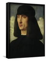 Portrait of a Young Man, circa 1500-Giovanni Bellini-Framed Stretched Canvas