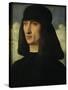 Portrait of a Young Man, circa 1500-Giovanni Bellini-Stretched Canvas