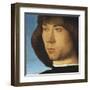 Portrait of a Young Man (detail)-Giovanni Bellini-Framed Art Print