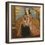 Portrait of a Young Man Dressed as a Woman, Persia, Qajar, circa 1820-null-Framed Giclee Print