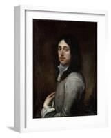 Portrait of a Young Man Dressed in Grey-Bartolome Esteban Murillo-Framed Giclee Print