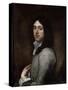 Portrait of a Young Man Dressed in Grey-Bartolome Esteban Murillo-Stretched Canvas