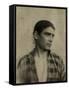 Portrait of a Young Man in a Checkered Shirt, Sicily C.1896-Wilhelm Von Gloeden-Framed Stretched Canvas