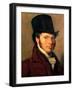 Portrait of a Young Man in a Top Hat-Jacques-Laurent Agasse-Framed Giclee Print