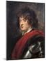 Portrait of a Young Man in Armour, C.1620 (Oil on Canvas)-Peter Paul Rubens-Mounted Giclee Print