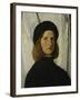 Portrait of a Young Man in Front of a White Curtain, about 1508-Lorenzo Lotto-Framed Giclee Print