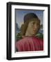 Portrait of a Young Man in Red, Ca 1485-Domenico Ghirlandaio-Framed Giclee Print