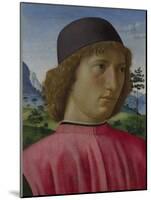 Portrait of a Young Man in Red, Ca 1485-Domenico Ghirlandaio-Mounted Giclee Print