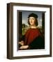 Portrait of a Young Man in Red-Circle of Raphael (Raffaello Sanzio)-Framed Art Print