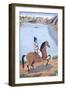 Portrait of a Young Man on Horseback, C.1840-null-Framed Giclee Print