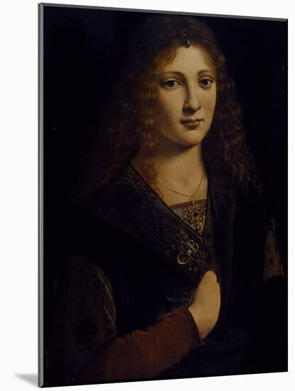 Portrait of a Young Man, Possibly Girolamo Casio, C.1500-Giovanni Antonio Boltraffio-Mounted Giclee Print